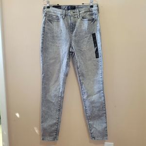Banana Republic Mid-rise Gray Curvy Skinny jeans Sz 28 6